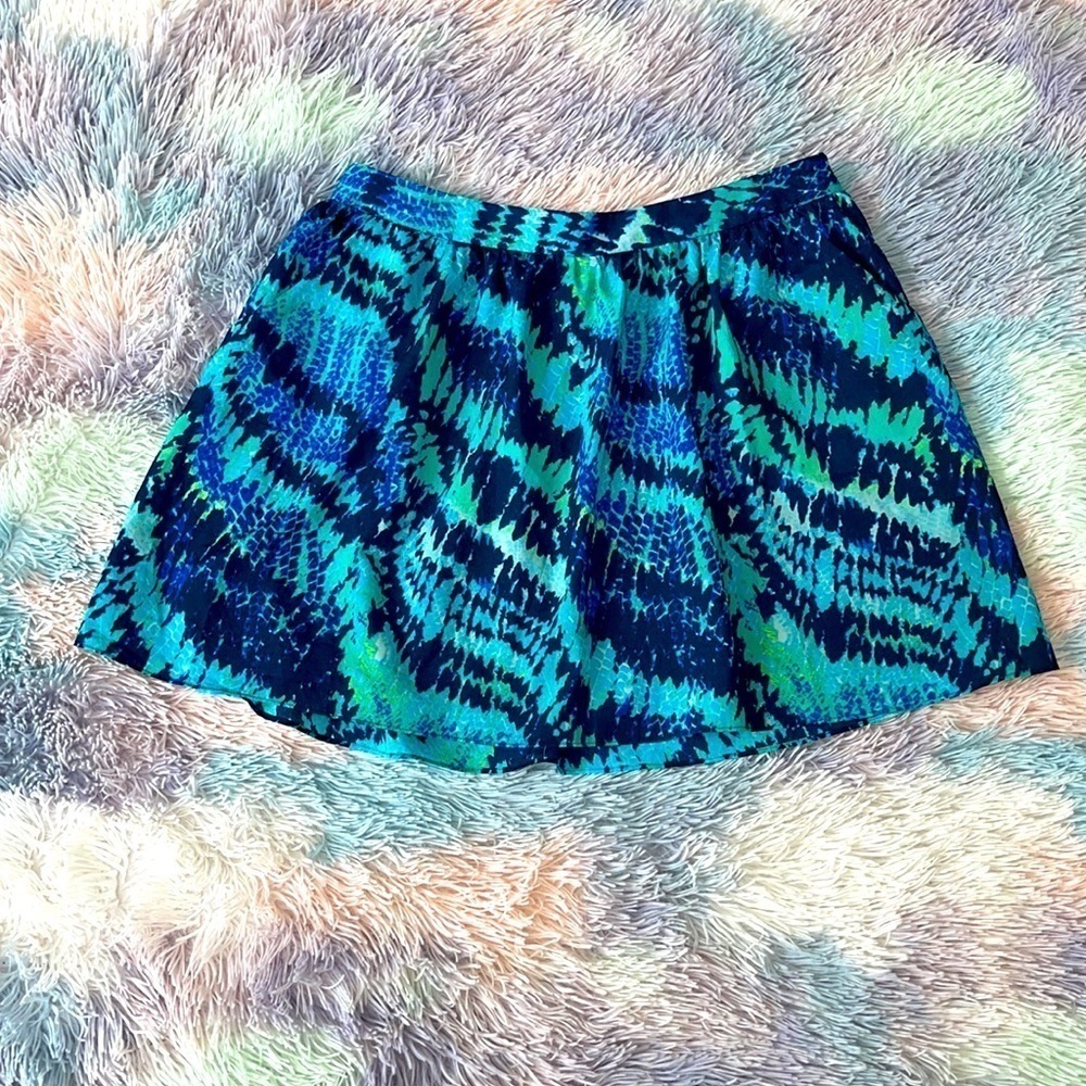 EXPRESS WATERCOLOR SKIRT SIZE 8